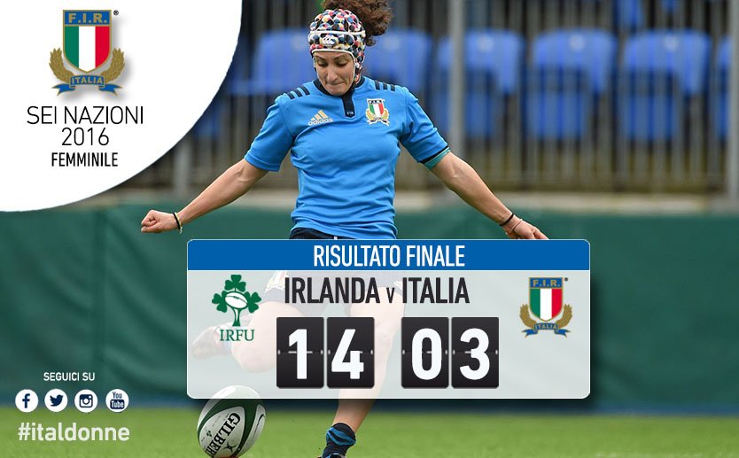 Irlanda Italia Sei Nazioni femminile 2016