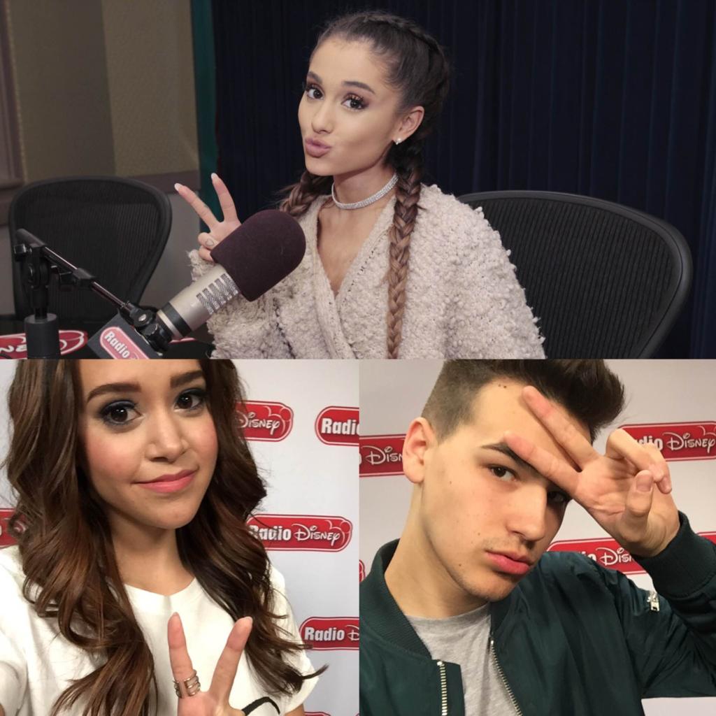 radiodisney's tweet photo. Tune in to the #RadioDisneyInsider show now to hear from @ArianaGrande, @MeganNicole, and @JacobWhitesides! https://t.co/I3tBRuZgEi