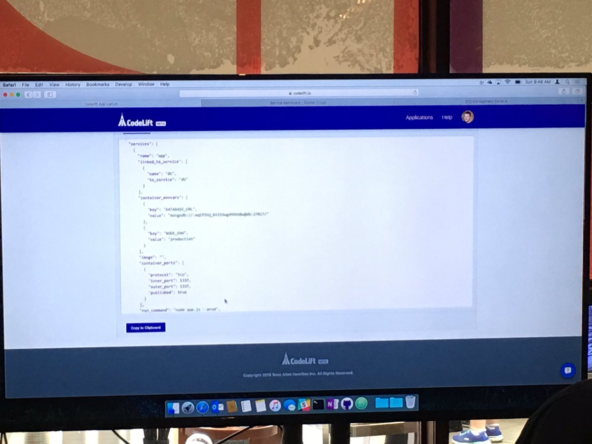 BrycePippert's tweet photo. @BoozAllen unveiling #codelift at #SXSW #TrendingSince1914 @AdamPorterPrice https://t.co/cCSuU8xNUb