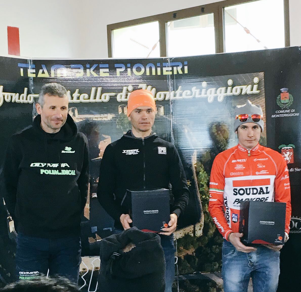 I 3 moschettieri del castello di MONTERIGGIONI 1º <a href="/medveded/">Ruben Dario Rivera R</a> <a href="/dheo/">Daramus Ovidiu</a> <a href="/danielemensi/">Daniele Mensi</a> #soudal #parkpre #monteriggioni