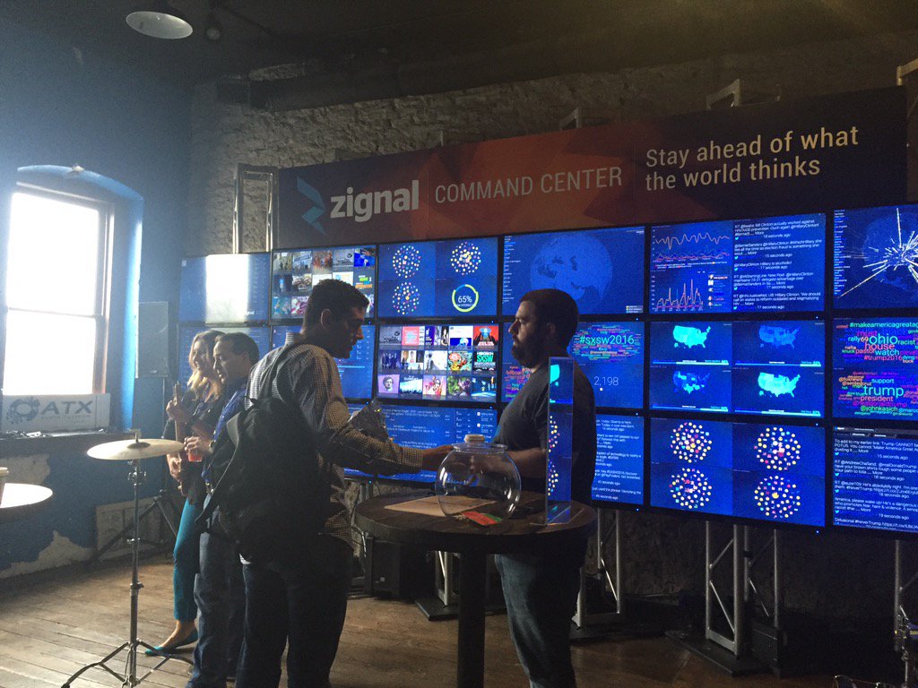 Aimeebev11's tweet photo. Come on by for some breakfast tacos, tequila sunrises and big insights! #ATXZCC #SXSW2016 @ZignalLabs https://t.co/W6RyHKBcS5
