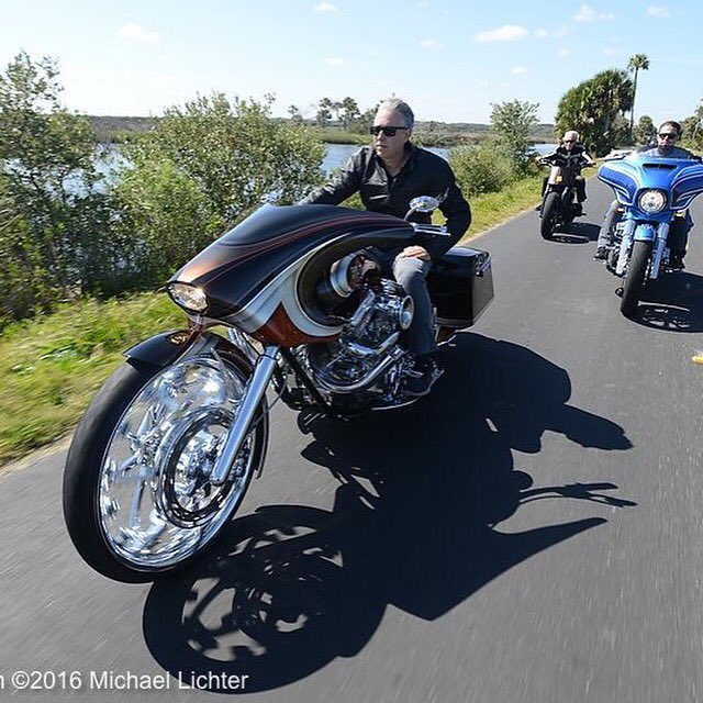 cory_ness's tweet photo. Riding my double engine in Daytona with my dad and Zach https://t.co/a03s3vLIje