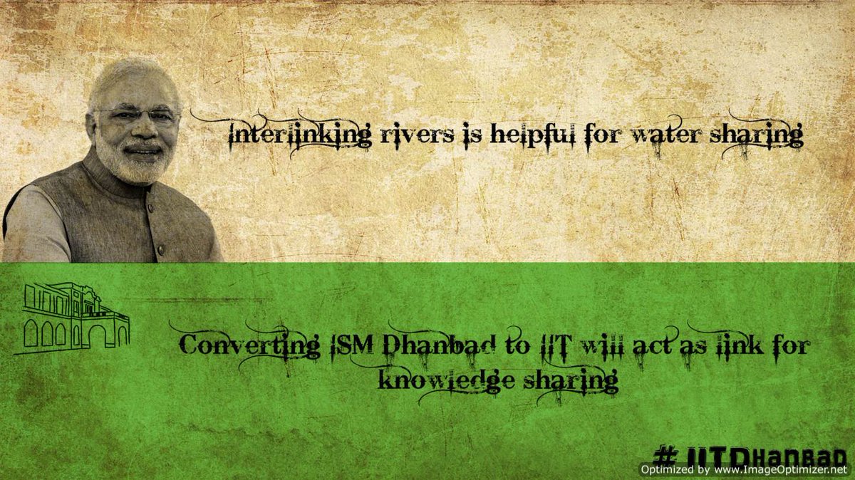 harshv008's tweet photo. Fulfill your promise!!!Convert ISM to IIT
#tableIITamendact
#IITDhanbad
@PMOIndia 
@HRDMinistry 
@smritiirani https://t.co/cdpK8LHvF1