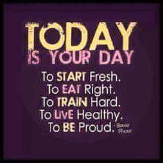 Everyday is a new day to choose to make better decisions-do something that will make you stronger, improve your life