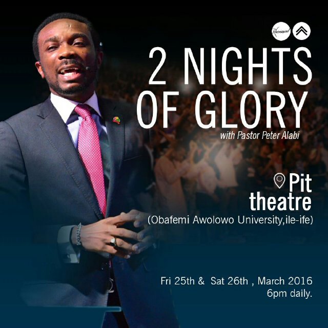 HoFChurchNG's tweet photo. We'l b having #2NightsOfGlory on #GoodFriday & #BetterSaturday at PIT Theatre on OAU campus 6PM daily #Announcements https://t.co/o5aSFfIXrg