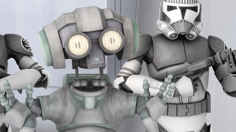Olativa's tweet photo. Where could I get a t-shirt with medical droid AZI-3 from #StarWars Clone Wars? https://t.co/wzm0QM3gGn