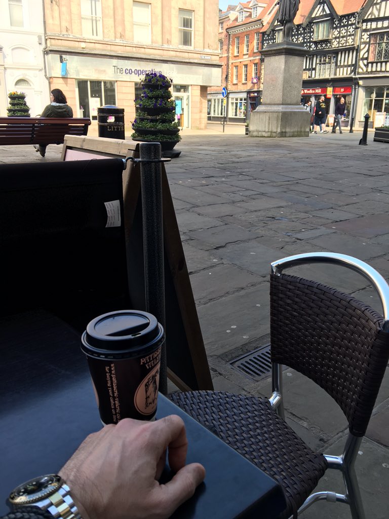 spiceandvanilla's tweet photo. Sunday morning coffee at my favourite place #patisserie-Valeries #gmt #coffee #win #rolex #whathangover https://t.co/Vg61YtU7bN