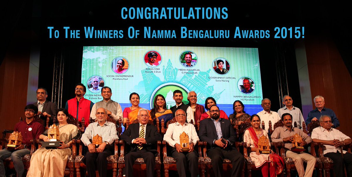 Namma_Bengaluru's tweet photo. Tune in to @suvarna at 6:00pm today to witness the Namma Bengauru Awards 2015 - 7th edition #Bengaluru #NBAwards2015 https://t.co/TJ1GVYQbwy