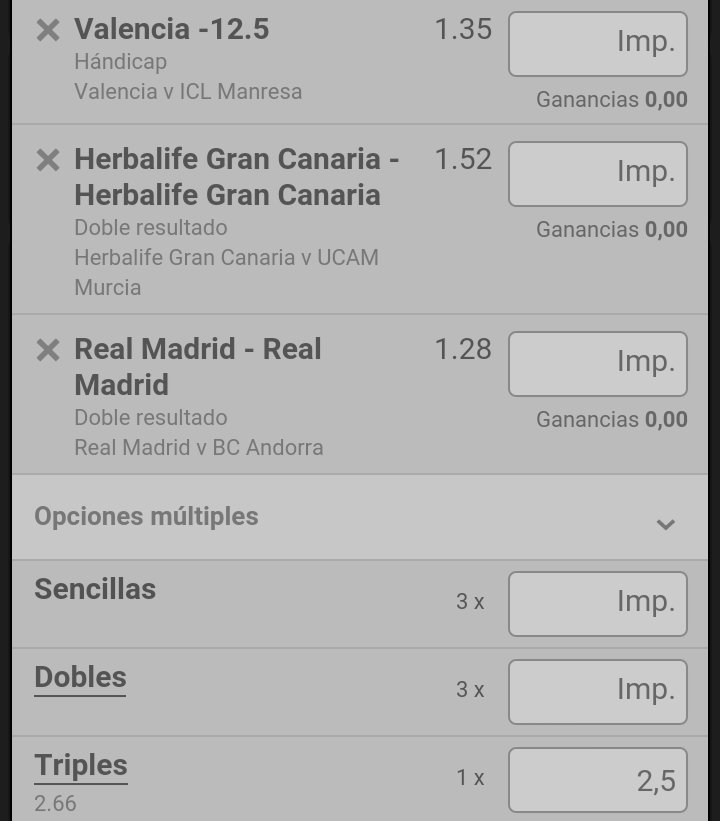 ARMPicks's tweet image. 🏀 Pick 4 (Baloncesto) 🏀

📄 ACB
📈 @2.66
🔥 Stake 2.5
