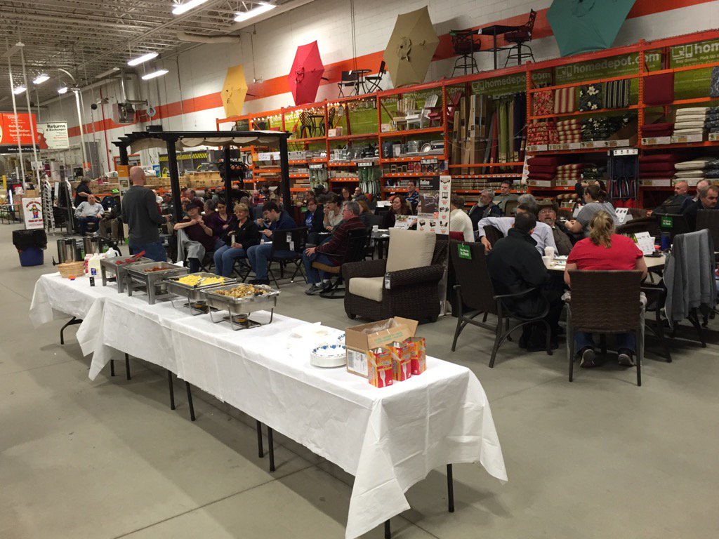 Store 3486 celebrating a great year with a success sharing party giving out over $46,000