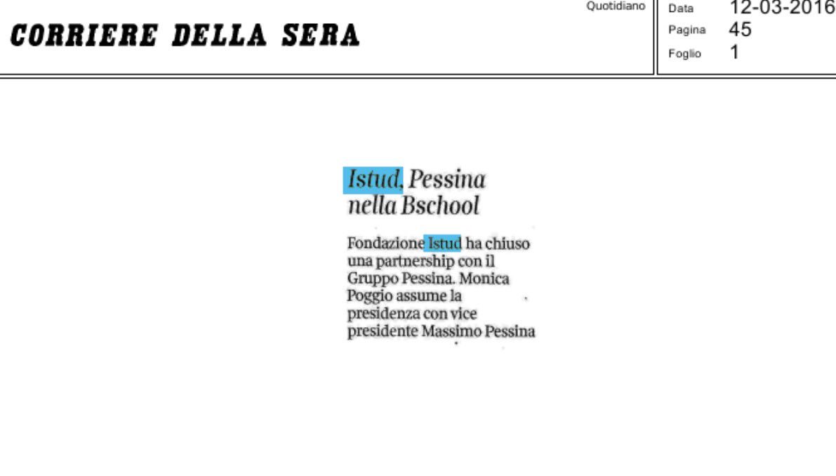 ISTUD_IT's tweet photo. Istud, nuove nomine:Presidenza a Monica Poggio, Vice Pres Massimo Pessina,DG Marella Caramazza @MonPog @mcaramazza https://t.co/mMZIOsLepB