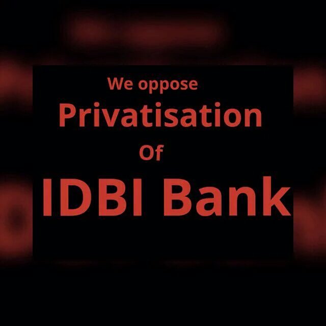 kishan4india's tweet photo. #donotsellidbibank @SushmaSwaraj @smritiirani @PMOIndia @arunjaitley @jayantsinha @SitaramYechury @justicearnab @toi https://t.co/pWm3FfhvEA