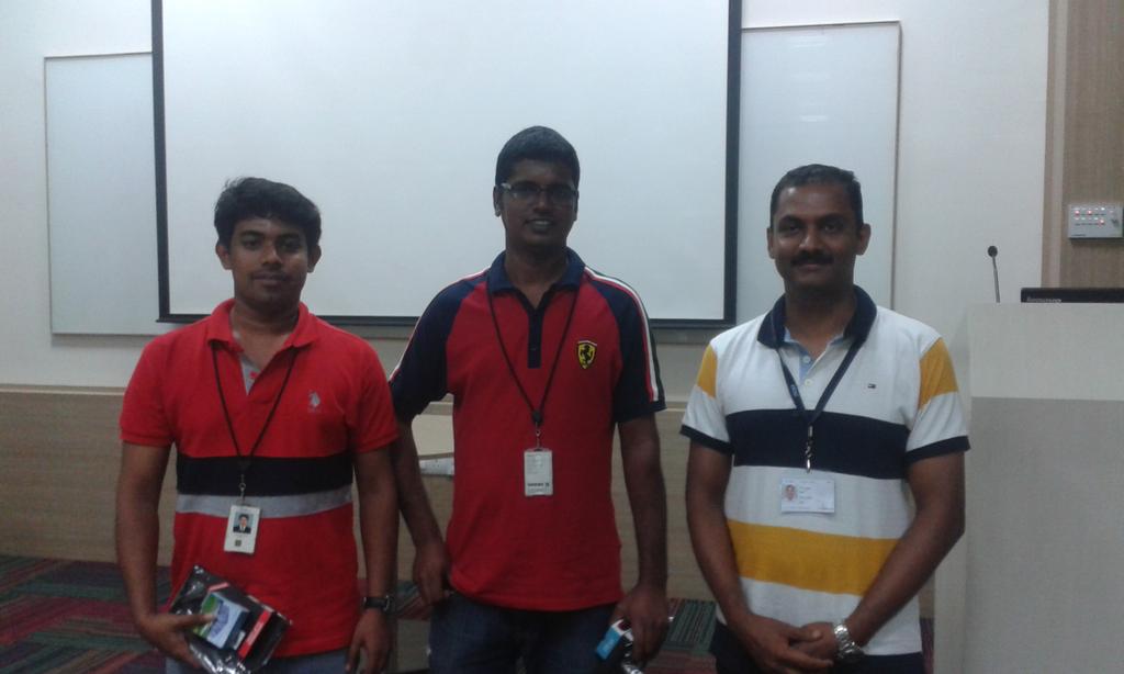 jaynair78's tweet photo. Anil Rajan TVM DC Executive Council member and Delivery Manager with #infyhackathon winners at #trinfy https://t.co/eUpfGSlfE5
