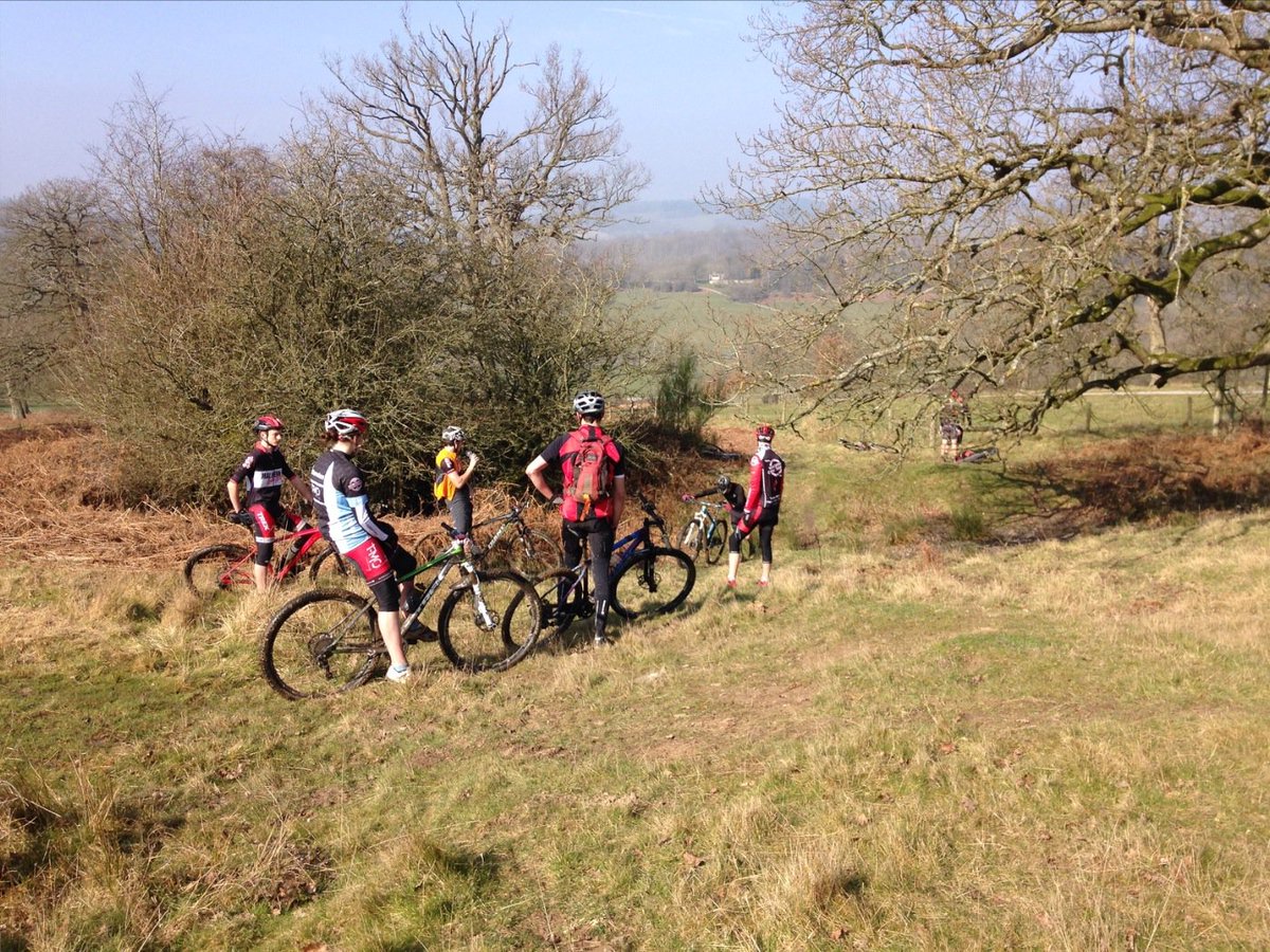 REnduranceC's tweet photo. Great day for course recce lap planning for the Malvern Hills MTB race, Eastnor Park 20th March https://t.co/vSEqUWCy5O