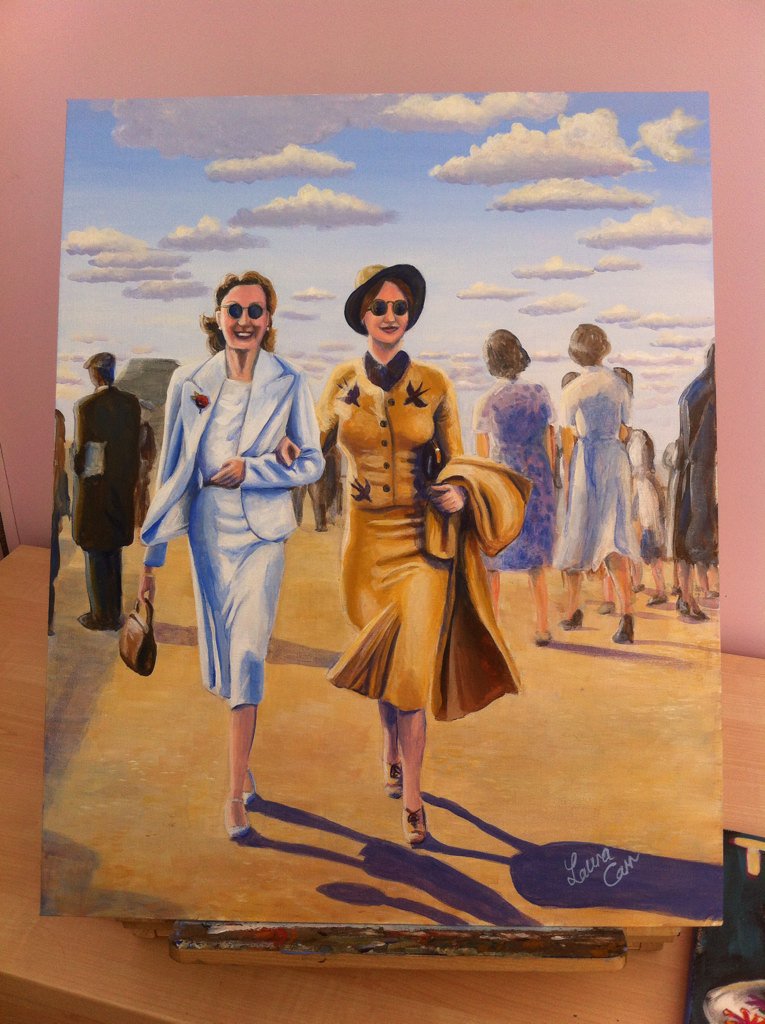 LauraCa65861181's tweet photo. 'Back in the day!' #art #painting #wirral #retro art https://t.co/ui4m36ow3z