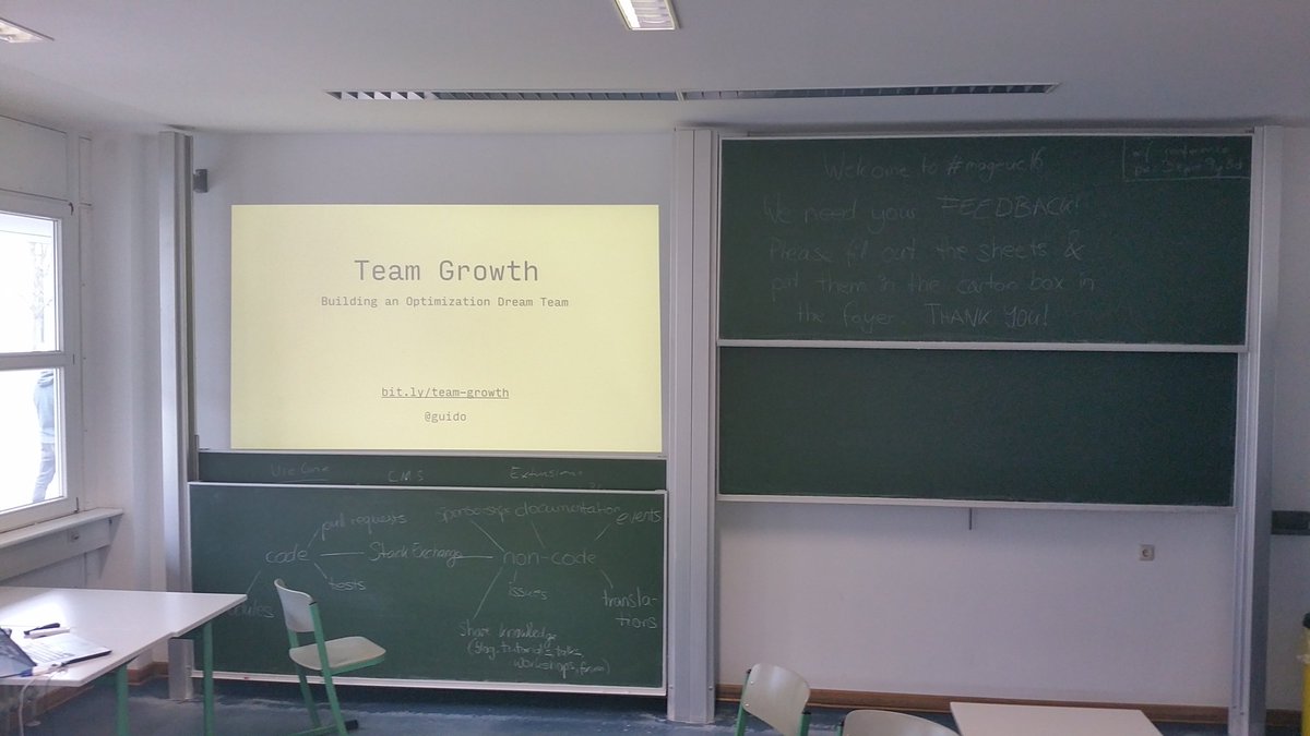 guido's tweet photo. Next #mageuc16 @ 13:30, room @rondata: my session about building an optimization team! #nondev #noncode #muchawesome https://t.co/qtbTVDQTCh