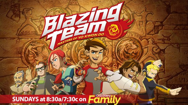 discoveryfamily's tweet photo. NEW #BlazingTeam on @DiscFamilyDay coming your way! Do you have a favorite #YoKwonDo move? https://t.co/INPP13BhGK https://t.co/TRGZiVXyjU