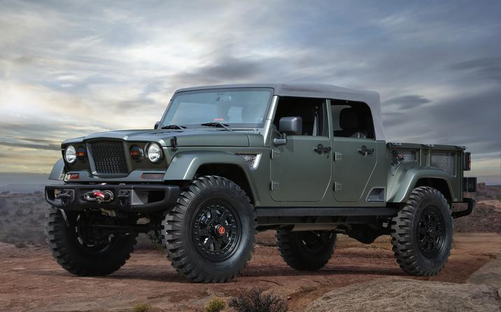 CARmagazine's tweet photo. Check out these Jeep and Mopar concepts shown for 50th annual Easter Jeep festival #Jeep #Mopar https://t.co/6OvMLUGIGy