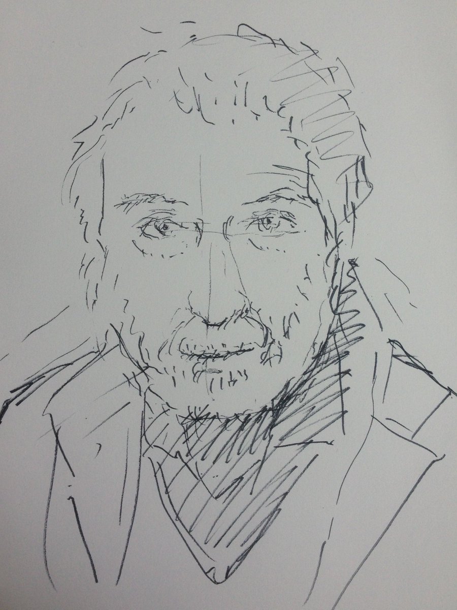 似顔絵描き、始めました。5分$10、2秒$2。
I started drawing a portrait on the street. 5min $10 ,2sec $2.