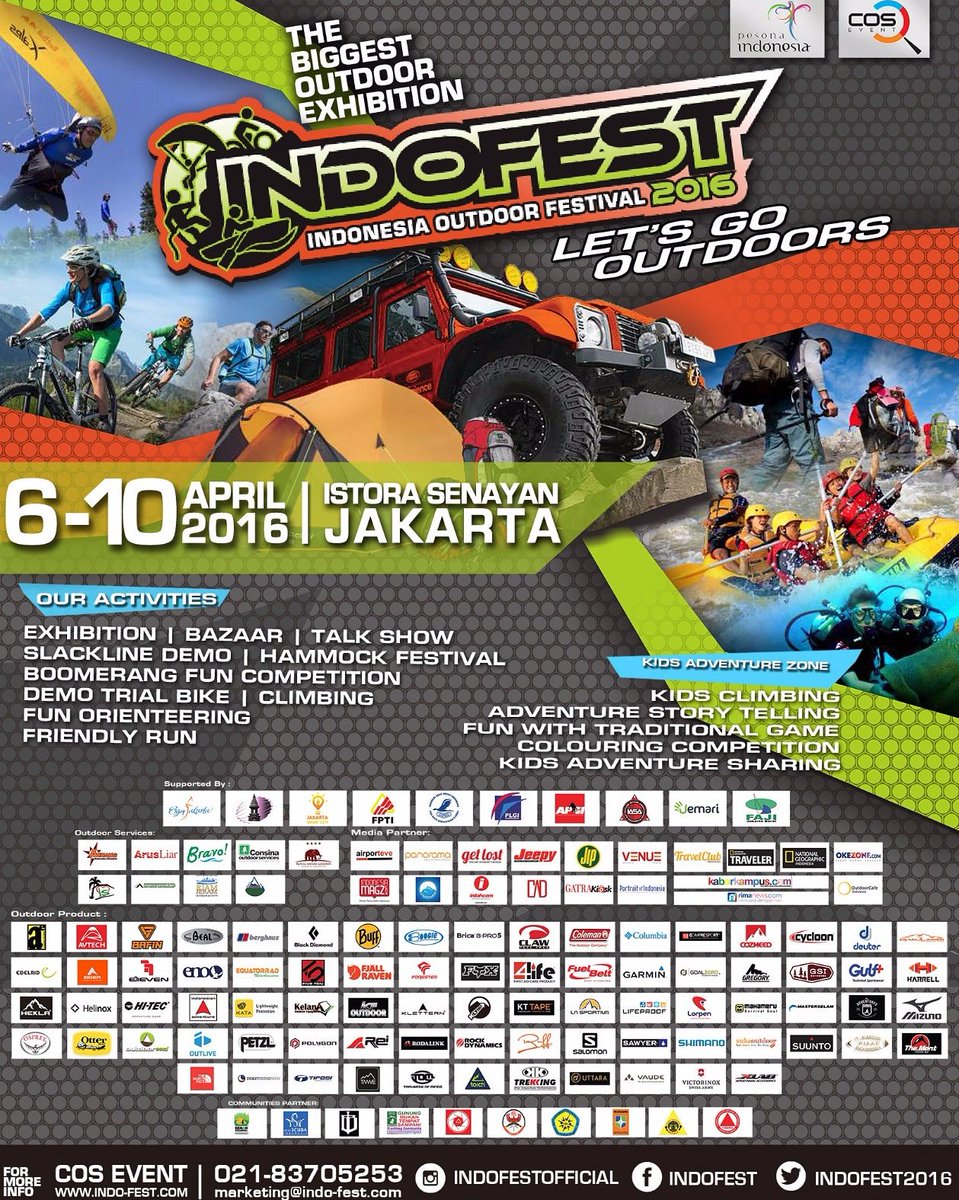 consinaoutdoors's tweet image. Tinggal hitungan minggu event yang ditunggu para penggiat alam akan dihelat, Bgmn dgn persiapan nya #Consiners ?