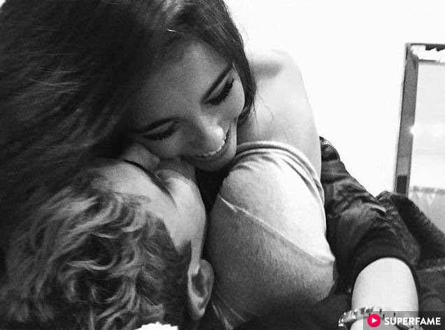 He wouldn't let me goooo 😂but he makes me happy so I was fine with it 😂😊