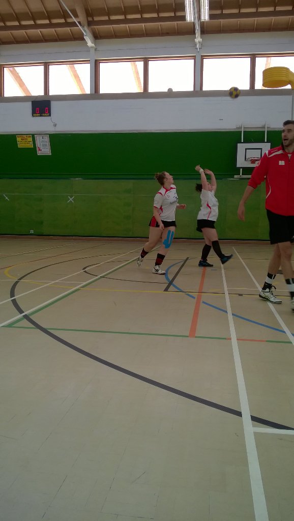 City 1 warming up ready to play Cambridge Phoenix at 12.15