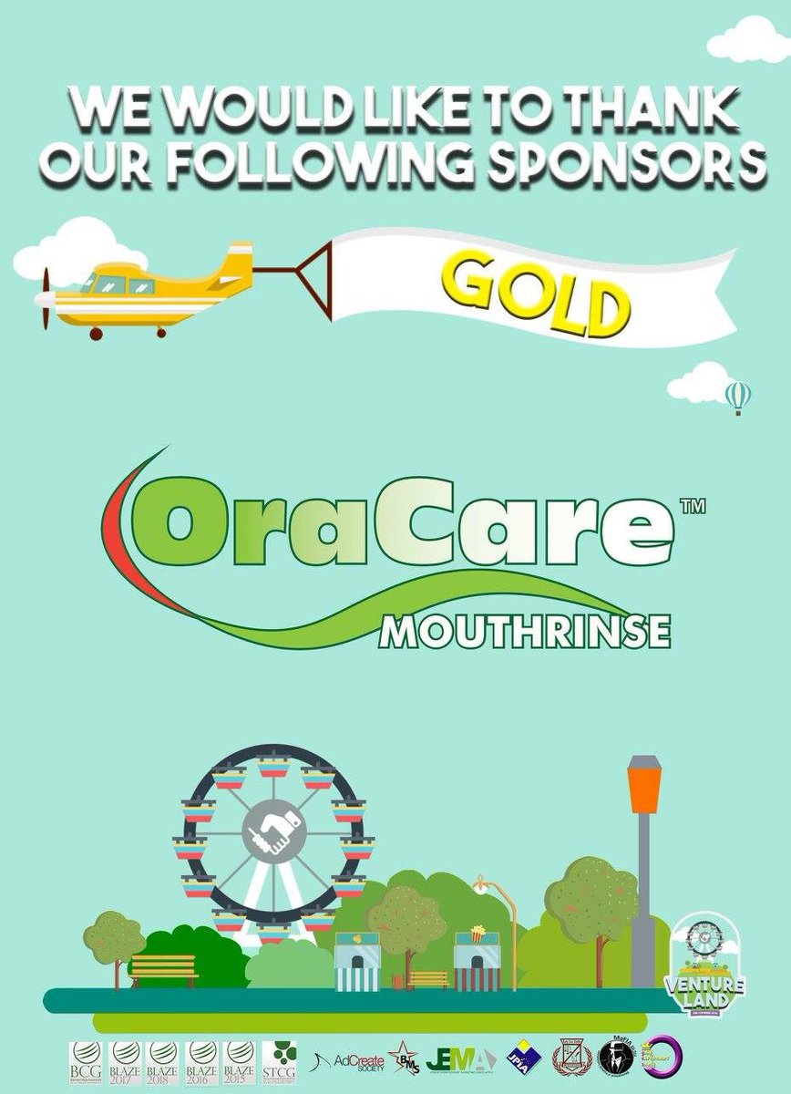 COBWeek2016's tweet photo. We would like to thank our sponsors for making Venture Land 2016 successful! https://t.co/8RhNG8sgaJ