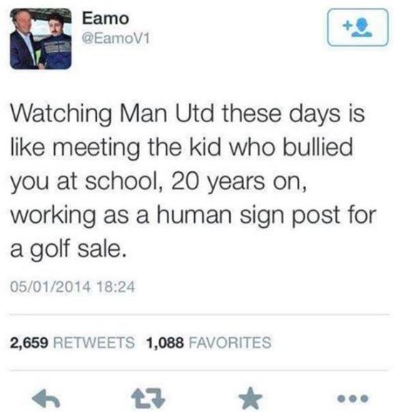 NOT_MOTD's tweet photo. Man United summed up in one tweet. https://t.co/ii16dklnyr