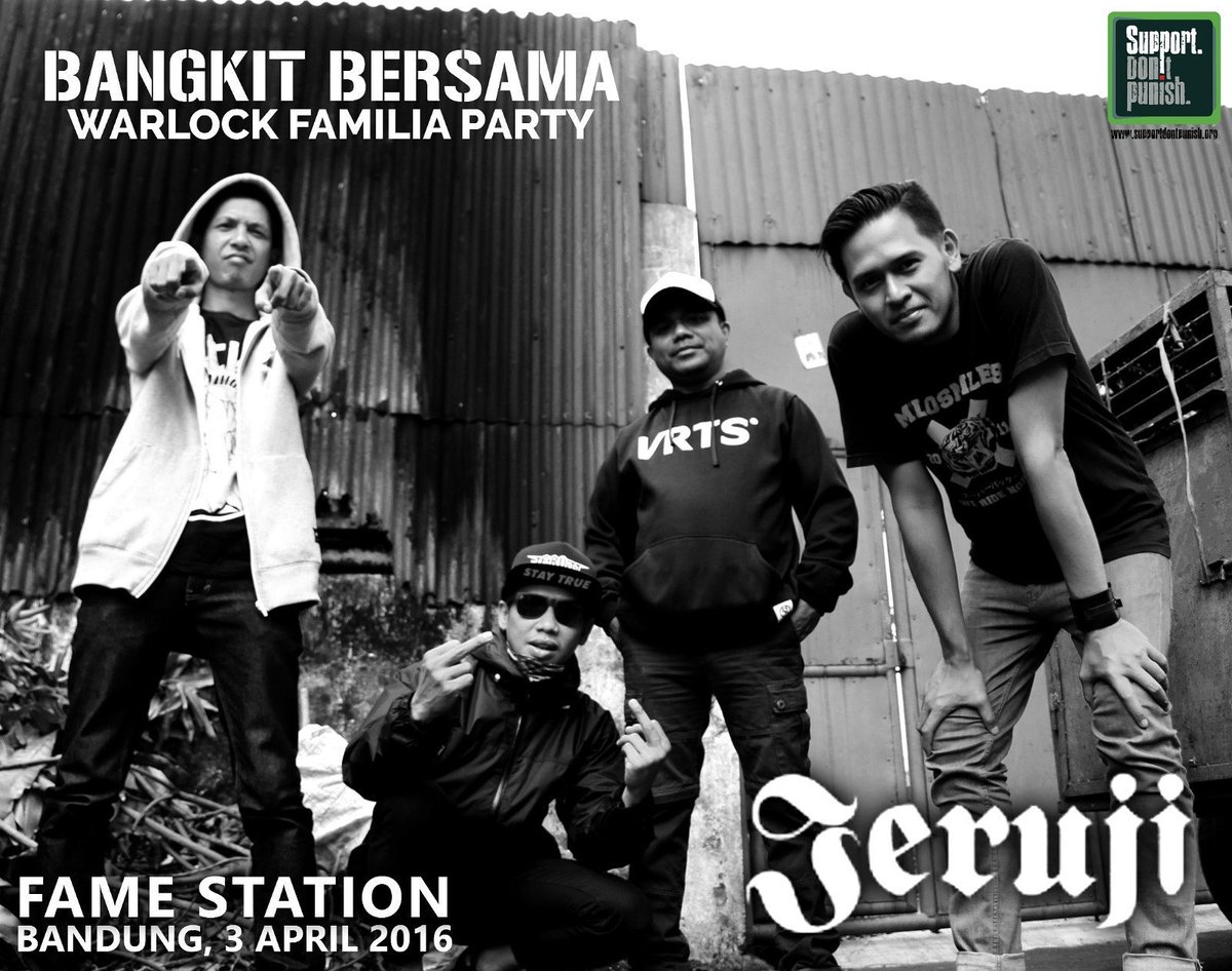 JERUJI official (@jeruji4warlock) on Twitter photo 03 APRIL 2016 AT FAME STATION BANDUNG!! Launching single bangkit bersama <a href="/RumahCemara/">Rumah Cemara</a> untuk kampanye <a href="/SDPcampaign/">Support.Don't Punish</a> 03 APRIL 2016 AT FAME STATION BANDUNG!! Launching single bangkit bersama <a href="/RumahCemara/">Rumah Cemara</a> untuk kampanye <a href="/SDPcampaign/">Support.Don't Punish</a>