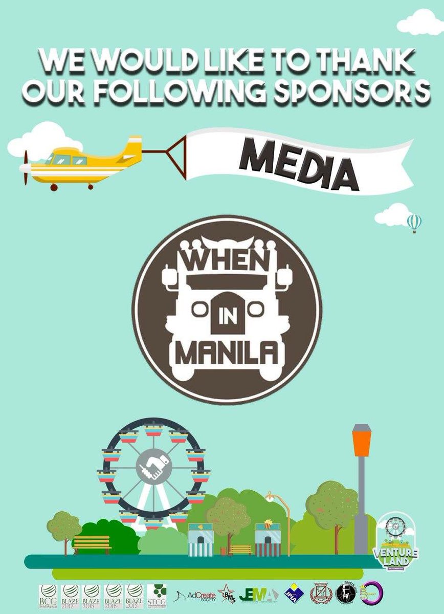 COBWeek2016's tweet photo. We would like to thank our sponsors for making Venture Land 2016 successful! https://t.co/cdVR1LN0mz