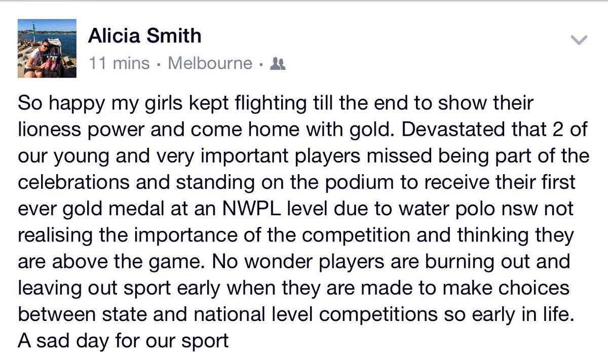 SydUniWaterPolo's tweet photo. Well said coach! Go Lions! #NWPL16 https://t.co/QIPhCnH5iF