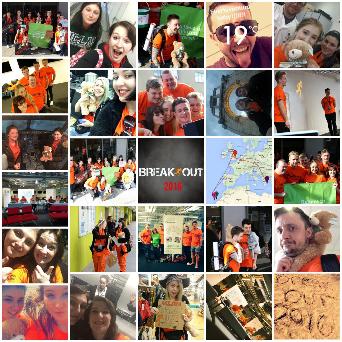 UCLanBreakOut's tweet photo. UCLan Breakout 2016 ALL IN ONE! Thank you to everyone who has participated and everyone who has donated! @barnardos https://t.co/WTmxzenQj6