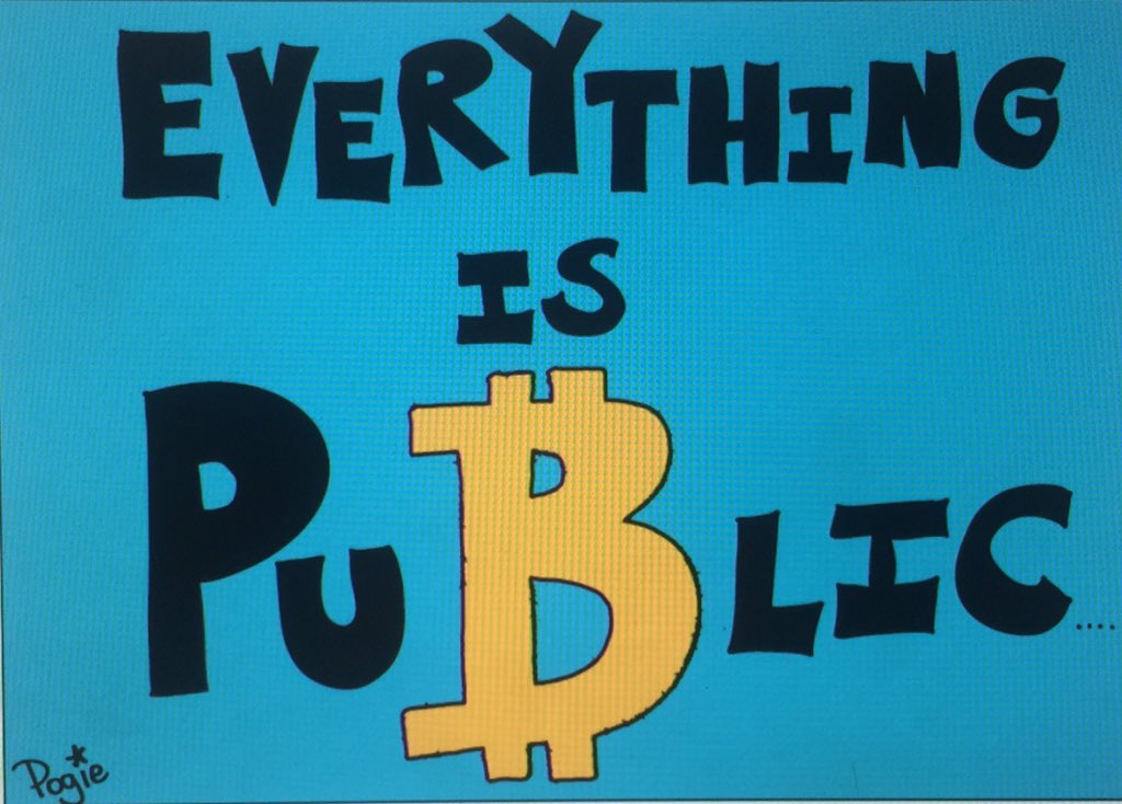 pogielicious's tweet photo. #bitcoin #bitcoinart #EverythingIsPublic #blockchain https://t.co/PQU0ravXfm