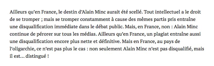 jeromelatta's tweet image. Alain Minc primé, ou le naufrage du journalisme politique, par @LaurentMauduit - mediapart.fr/journal/france…