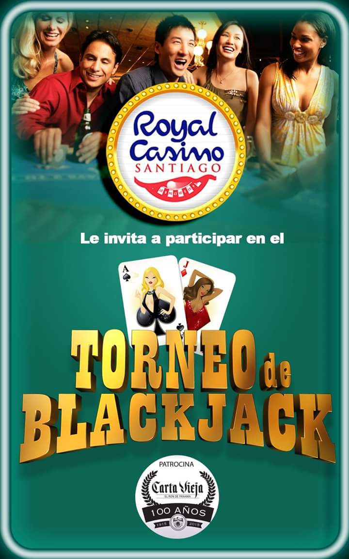 Royal Casino Santiago te invita a este Gran torneo de Black Jack, más detalles en el Stand de Royal Club.