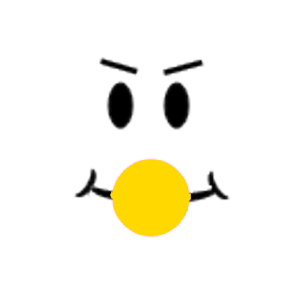 Stefovicc's tweet photo. @BrighteyesRBLX Here is my face, Yellow Bubble Trouble. https://t.co/yFkObTu12l