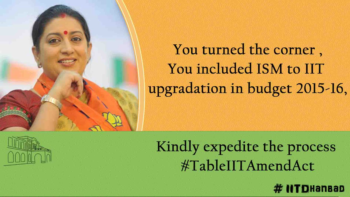 ayush_swm's tweet photo. #IITDhanbad #tableIITamendact 
@smritiirani @HRDMinistry @narendramodi @PMOIndia https://t.co/MzG330y1JV