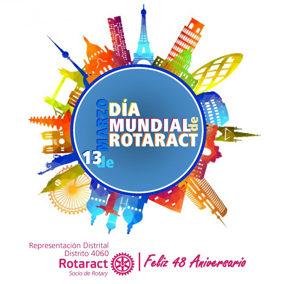 RtrBellaVista's tweet photo. 48 años dando de sí antes de pensar en sí. #SMR2016 #Rotaract4060 #WorldRotaractWeek #Rotary #Rotaract #Servicio https://t.co/dxiZ8TEpbz