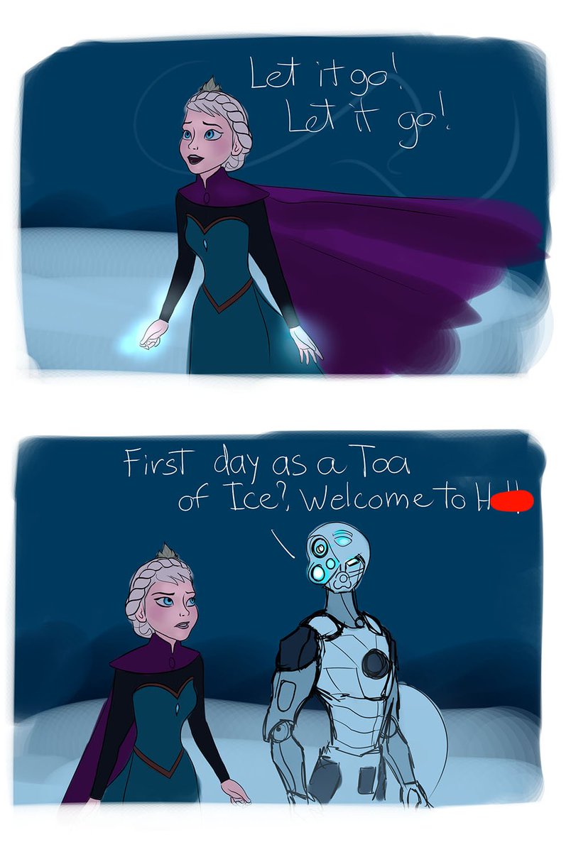 || This is Kopaka as Elsa in Frozen!