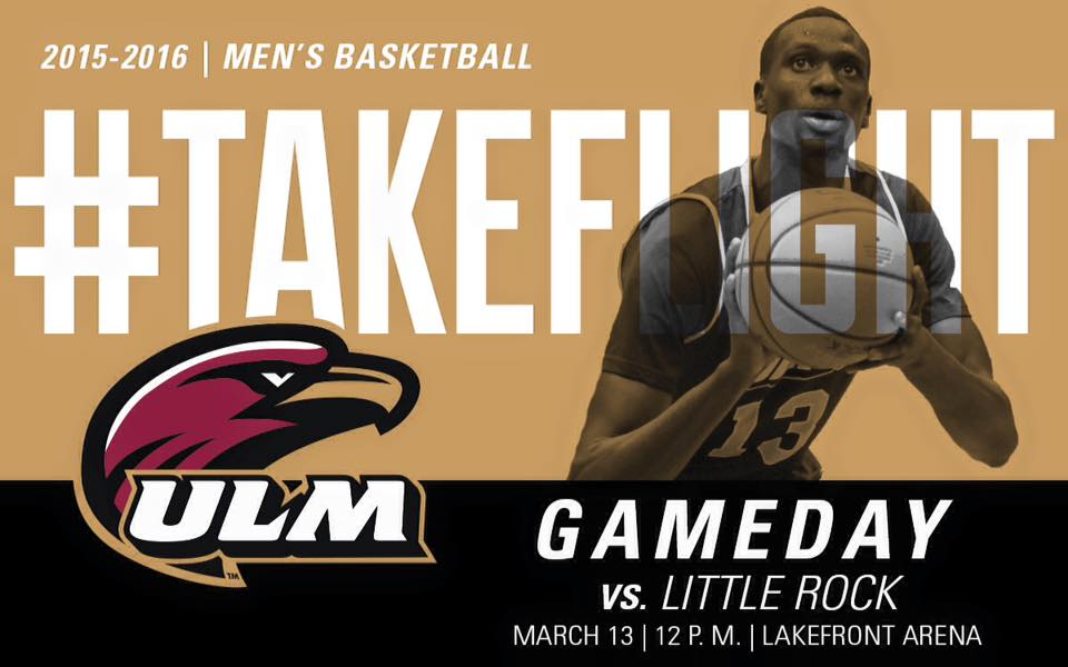 ULM_Official's tweet photo. IT'S CHAMPIONSHIP SUNDAY! The ULM men's basketball team is playing in the SBC Championship game today at noon. https://t.co/kawEWzoEAl