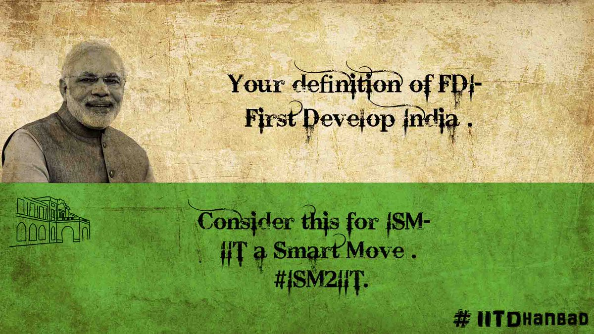 keenobserver01's tweet photo. FDI for Dhanbad , IIT Dhanbad @PMOIndia @smritiirani @HRDMinistry #tableIITamendact #IITDhanbad https://t.co/OAsyhUD6aZ