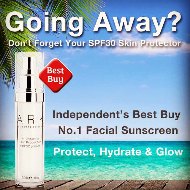 ArkSkincare's tweet photo. Going away for #Easter? Outside enjoying the #Spring sun? Don't forget your award winning ARK SPF30 Primer #UVA #UVB https://t.co/b77nWGlgbc