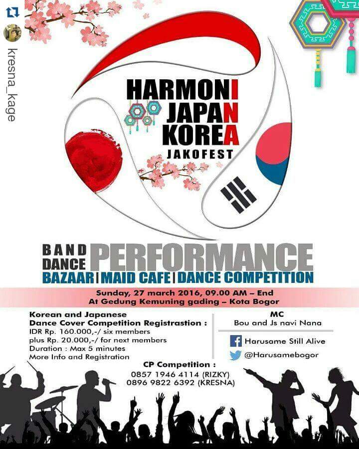 《EVENT》27 MAR'16 JaKoFes "CIRLE OF HARMONY THE CIRCLE OF FUN" At Gd Kemuning Gading - Bogor | Info : <a href="/Harusamebogor/">harusame bogor</a>