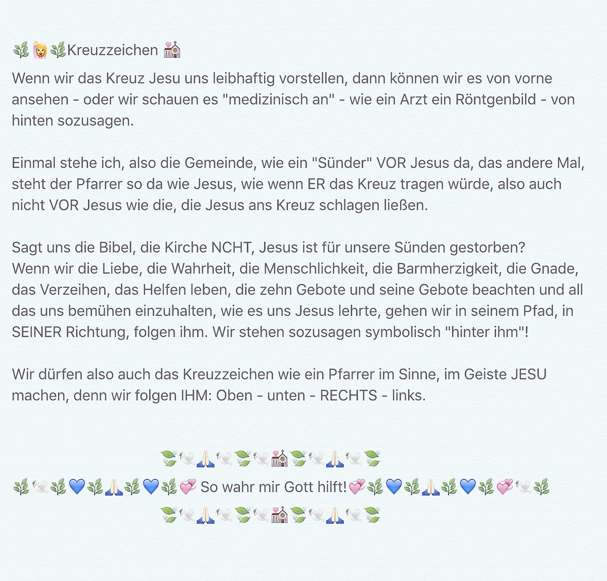 Kreuzzeichen