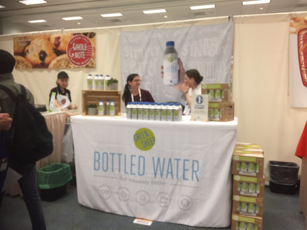 EatSmartSoup's tweet photo. Check out our friends @GreenSheepWater because they have bottled water, but waaaaaaay better! #fortheplanet #npew https://t.co/paqcFunZD9