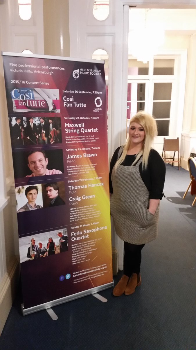 HuwWiggin's tweet photo. First concert tonight of @TunnellTrust tour in Helensburgh #bryars #glazounov #albeniz #piazzolla https://t.co/5S9thwgBGh