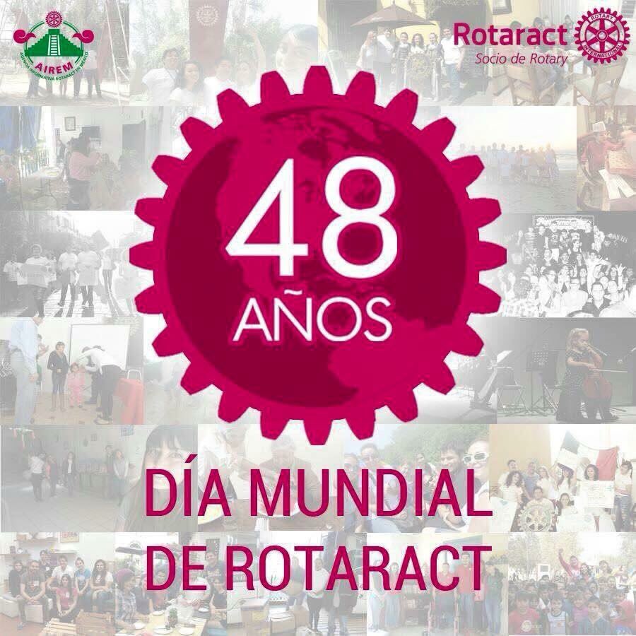RotaractD4185's tweet photo. 48 años de formar líderes que promueven la #Paz en el mundo. Orgullosamente rotaractianos https://t.co/CAvjUsOIHG