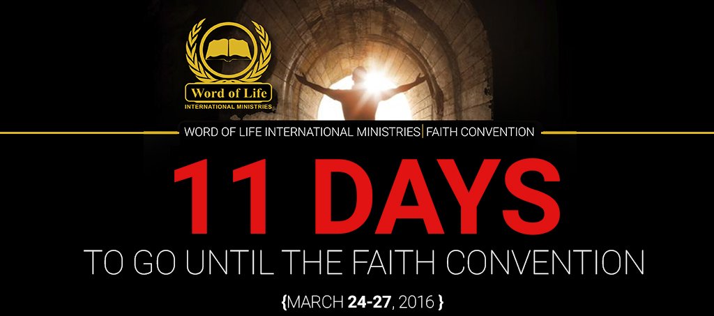 WOLIMtweet's tweet photo. #FaithConference2016
"Fear not! just believe'....
#wolim
Just 11 DAYS TO GO

#wolim
Just 11 DAYS TO GO https://t.co/Nn5o6h2X5u