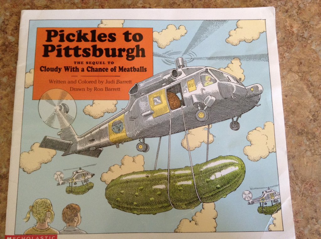steph4dice's tweet photo. If you like Cloudy With a Chance of Meatballs you will love this book. #FLAReads https://t.co/3suLL4u7uL
