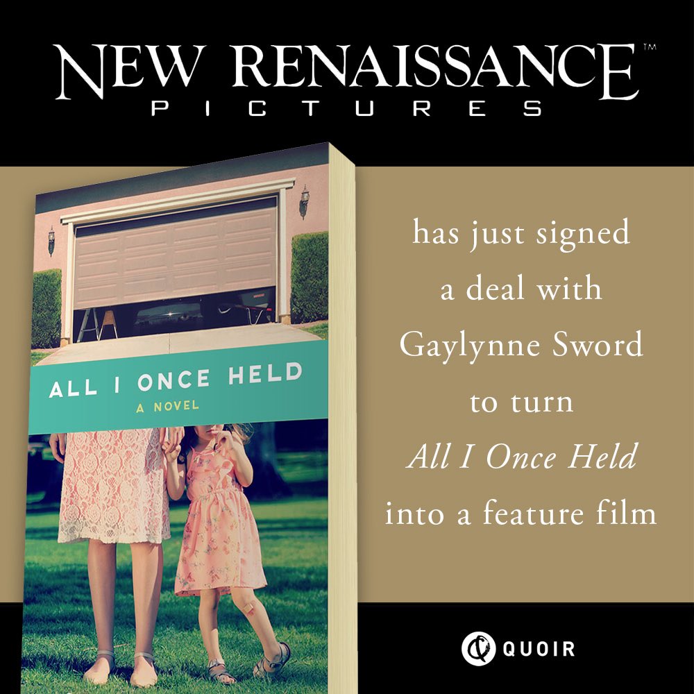 quoirpublishing's tweet photo. Excited to announce that #AllIOnceHeld by @gaylynnesword will be made into a feature film (https://t.co/Hn9GIZpSZQ) https://t.co/gQdNBXas6z